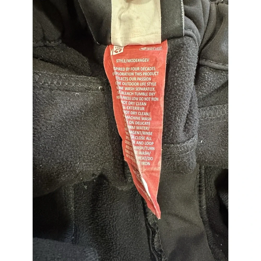 The North Face Mens Ski Snowboard Pants Color Black Size‎ Large Lined